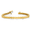 14k Holds 35 Stones up to 3.5mm Round Add-a-Diamond 7 inch Bracelet