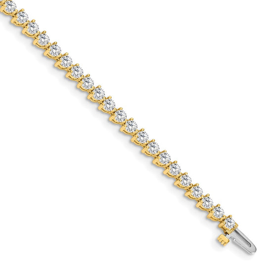 Gold Diamond Tennis Bracelets