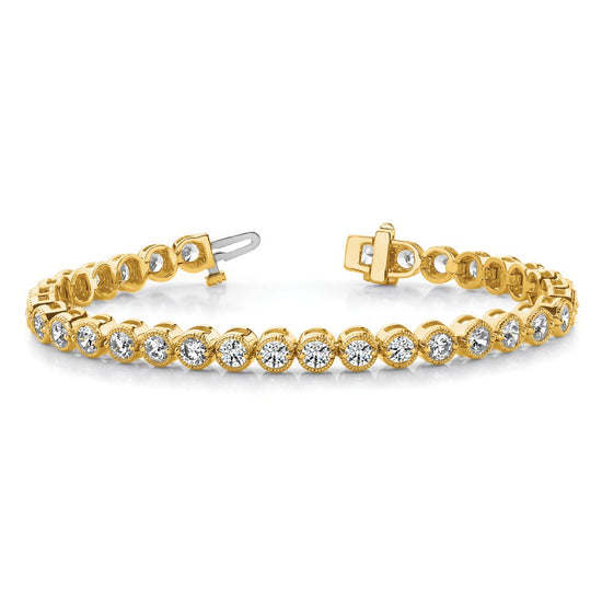 Gold Diamond Tennis Bracelets