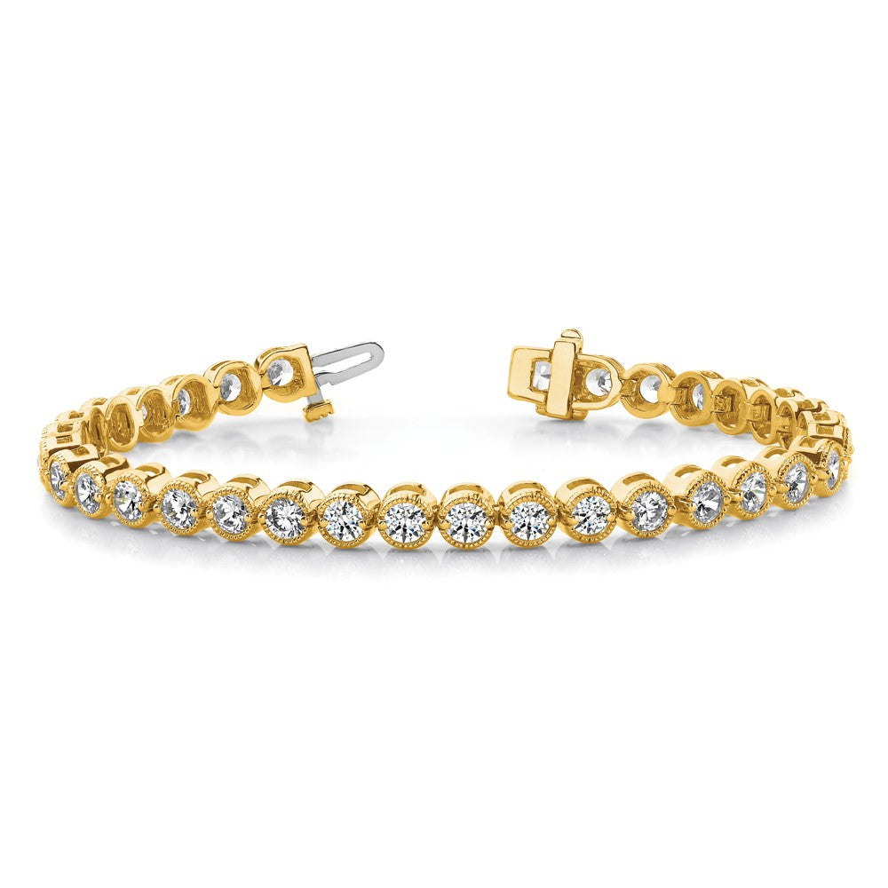 Gold Diamond Tennis Bracelets