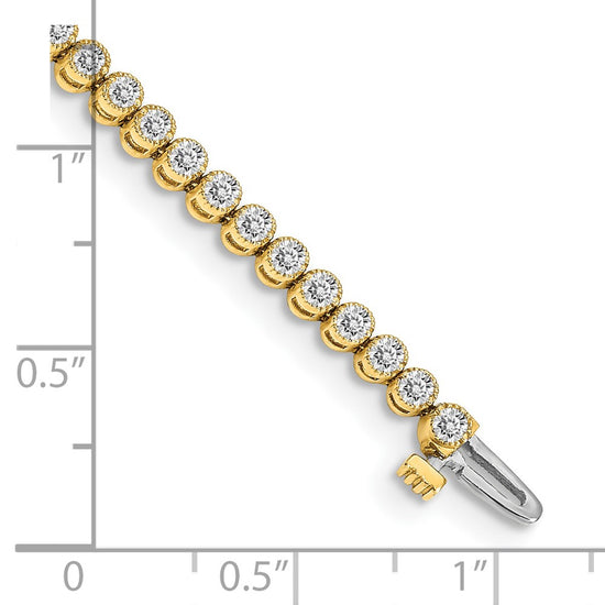Gold Diamond Tennis Bracelets