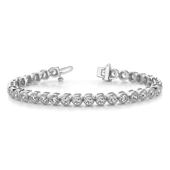 Gold Diamond Tennis Bracelets