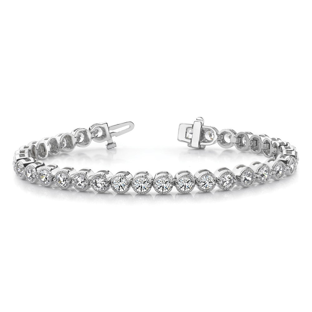 Gold Diamond Tennis Bracelets