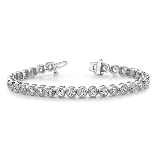 Gold Diamond Tennis Bracelets