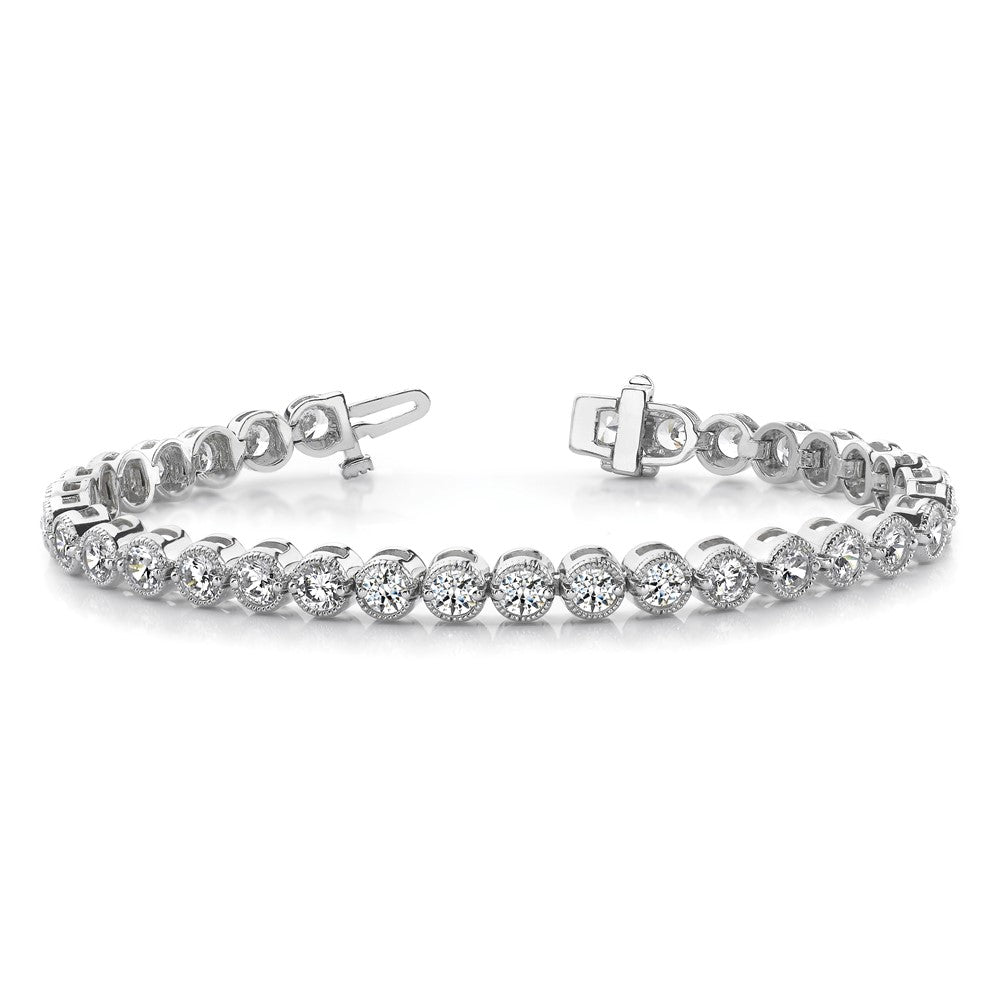 Gold Diamond Tennis Bracelets