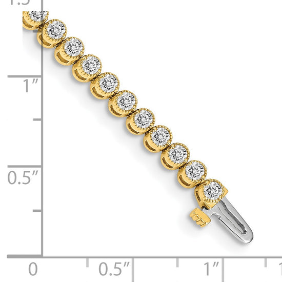 Gold Diamond Tennis Bracelets