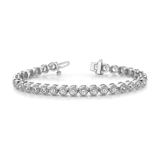 Gold Diamond Tennis Bracelets
