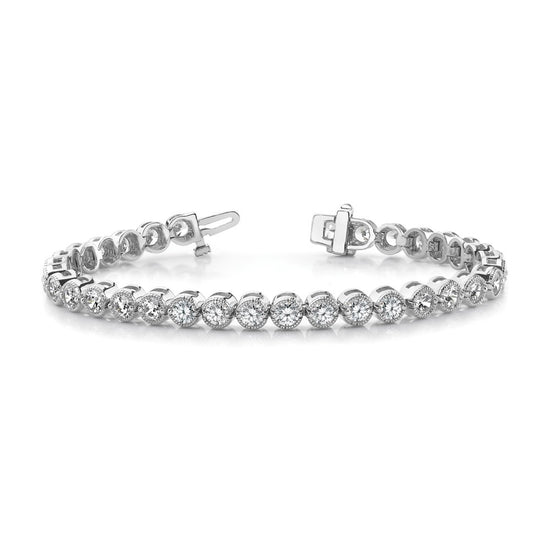 Gold Diamond Tennis Bracelets