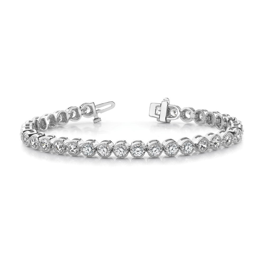 Gold Diamond Tennis Bracelets