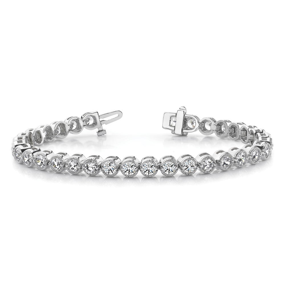 Gold Diamond Tennis Bracelets