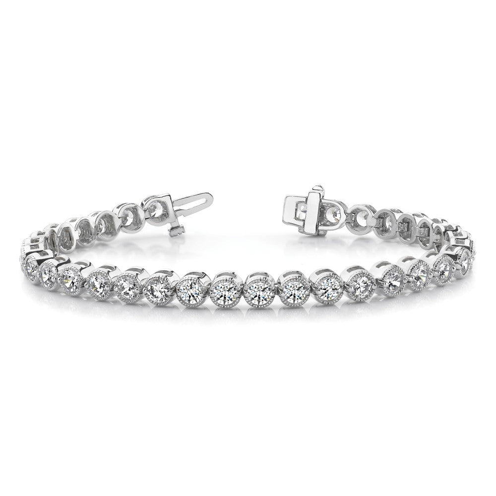 Gold Diamond Tennis Bracelets