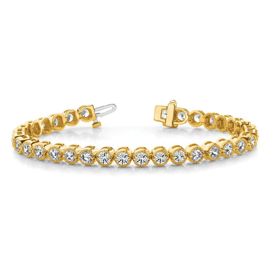 Gold Diamond Tennis Bracelets