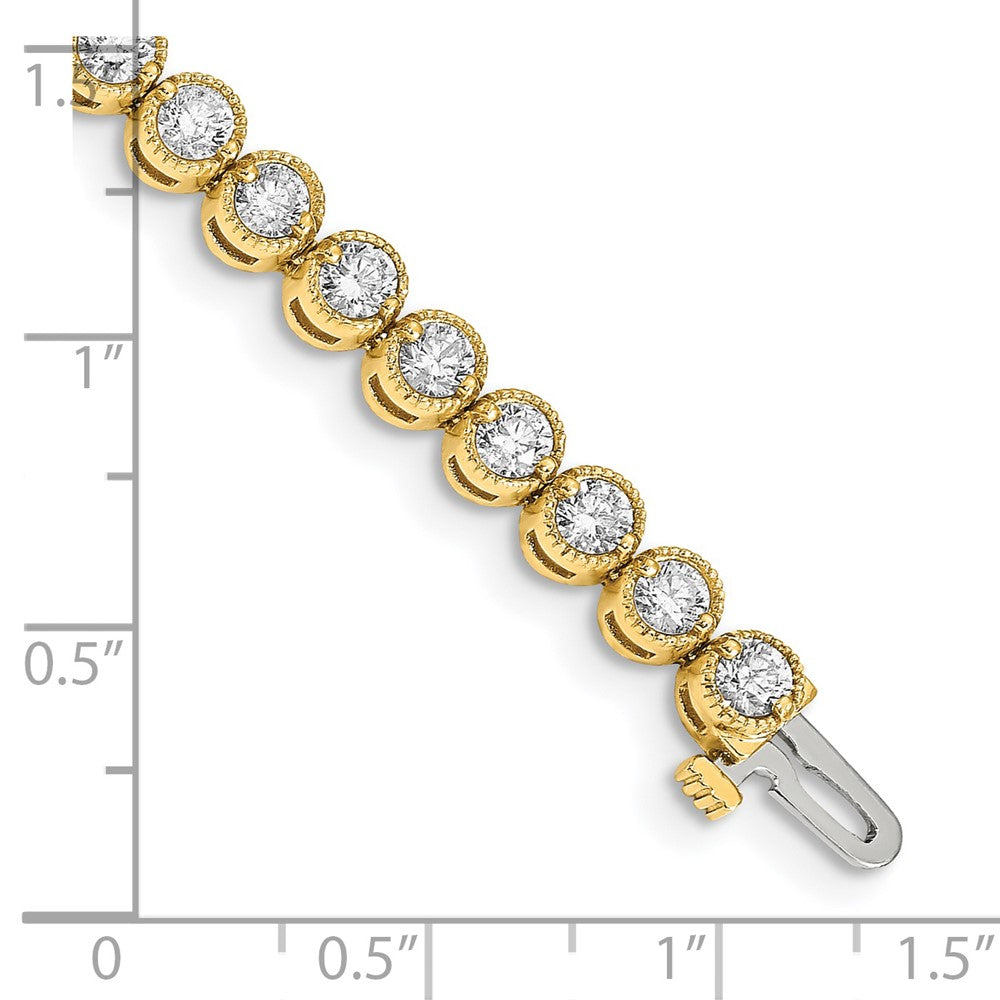 Gold Diamond Tennis Bracelets