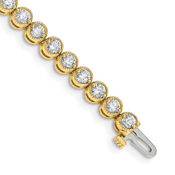 Gold Diamond Tennis Bracelets