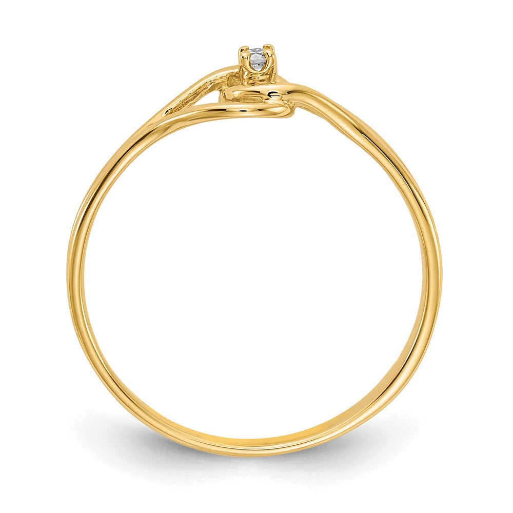 Gold Polished Diamond Ring