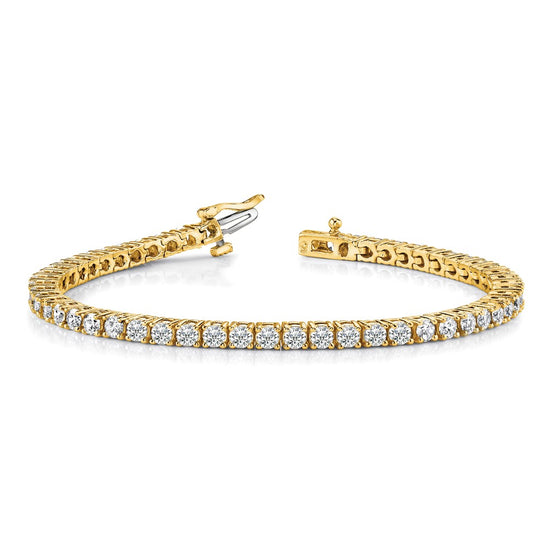 Gold Diamond Tennis Bracelets
