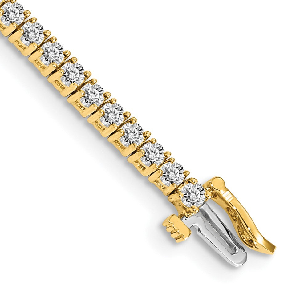 Gold Diamond Tennis Bracelets