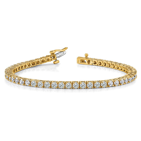 Gold Diamond Tennis Bracelets
