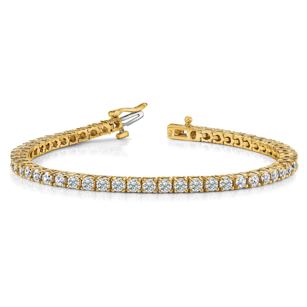 Gold Diamond Tennis Bracelets