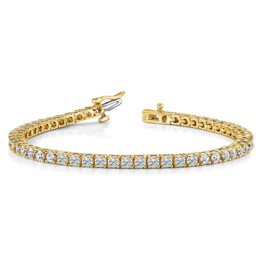 Gold Diamond Tennis Bracelets