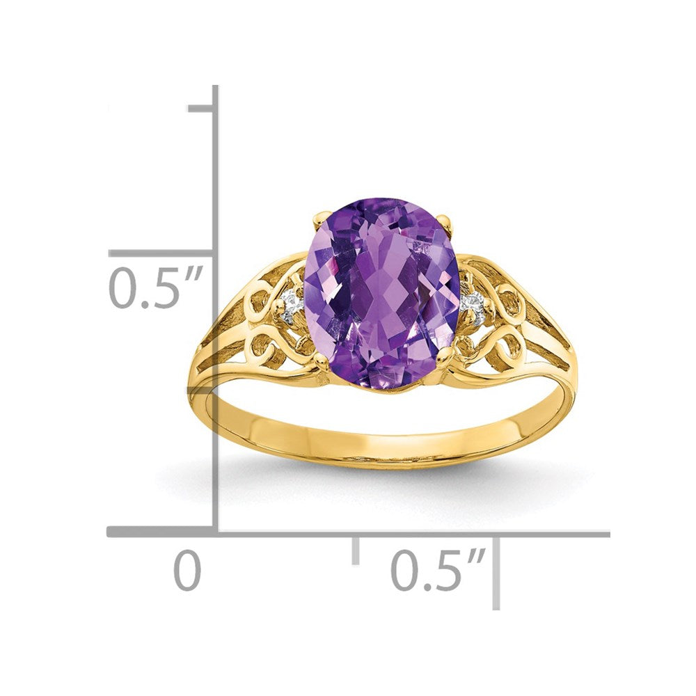 Oval Gemstone & Diamond Rings