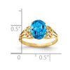 Oval Gemstone & Diamond Rings