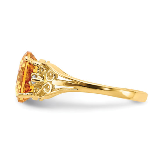 Oval Gemstone & Diamond Rings