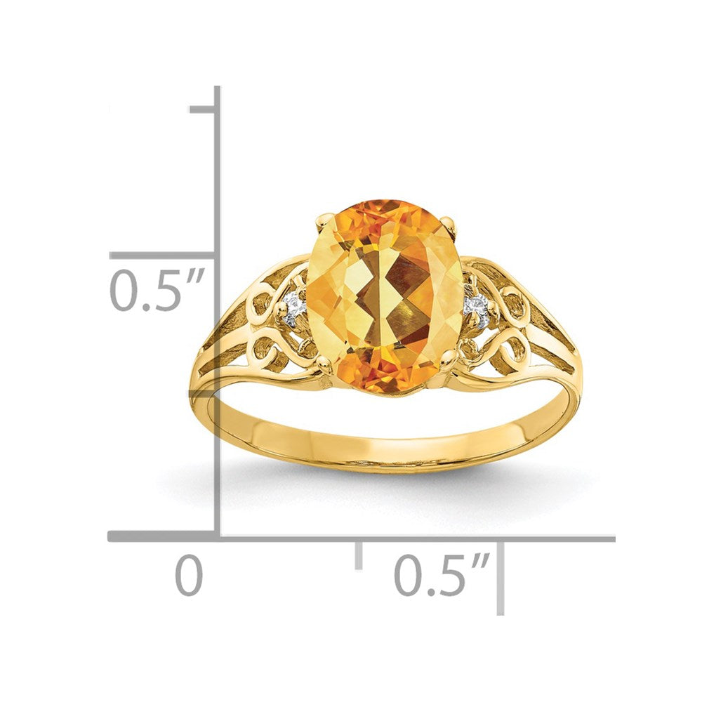 Oval Gemstone & Diamond Rings