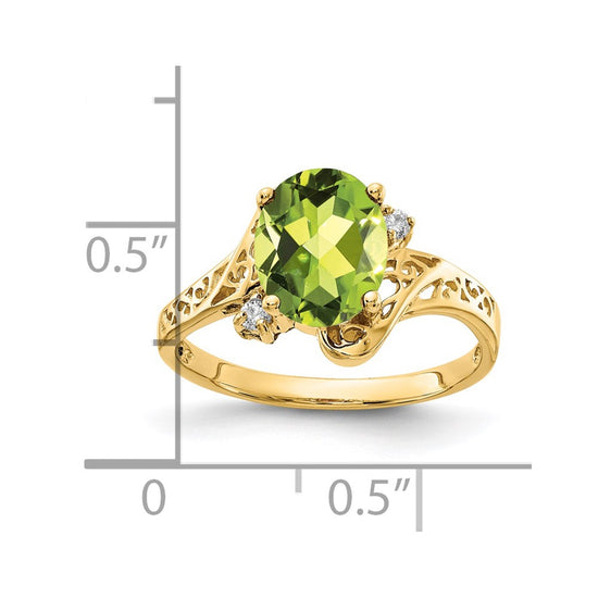 Oval Gemstone & Diamond Filigree Rings
