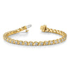 Gold Diamond Ribbon Bracelets