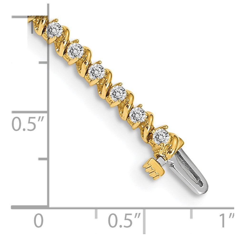 Gold Diamond Ribbon Bracelets