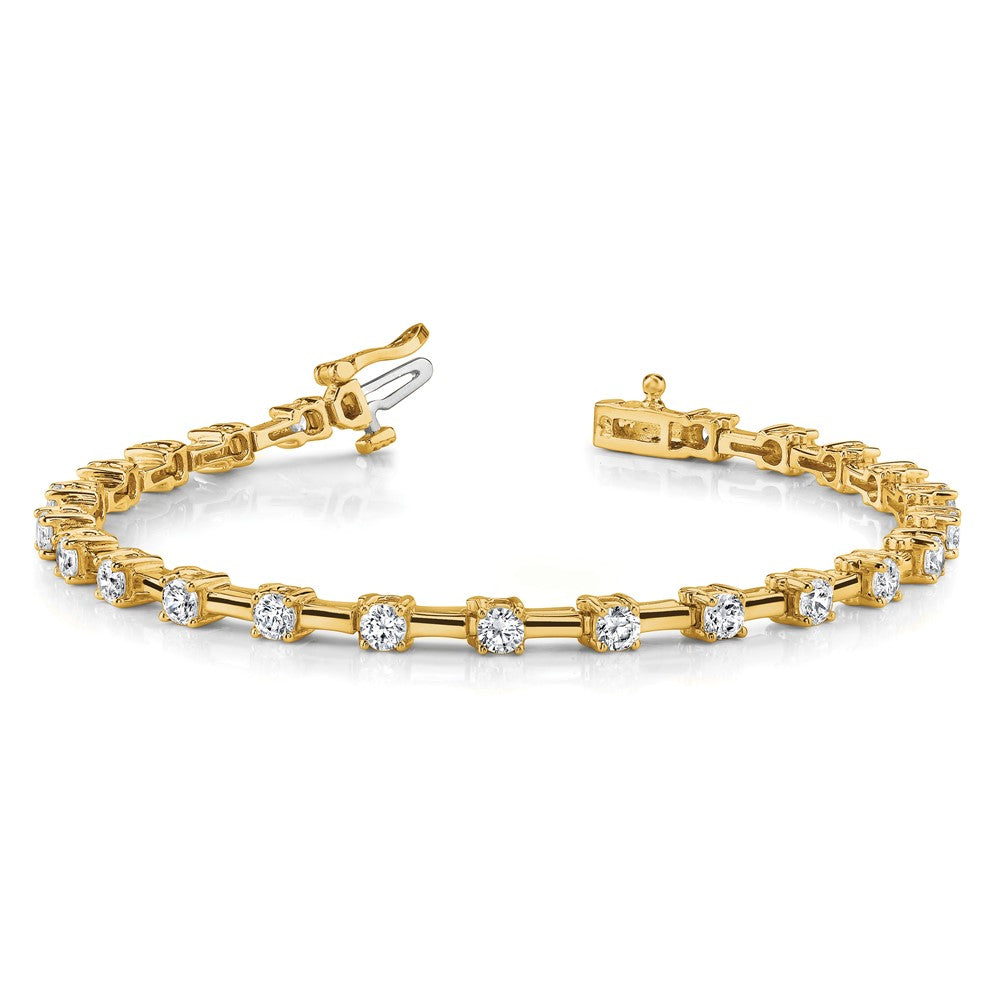 Gold Diamond Tennis Bracelets
