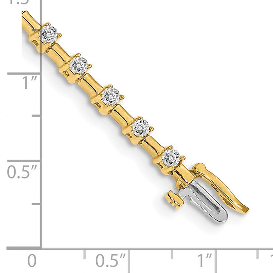 Gold Diamond Tennis Bracelets