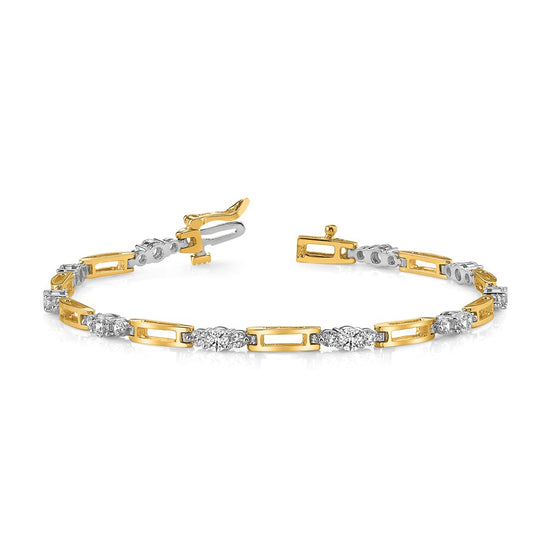 Diamond Fancy Tennis Bracelets