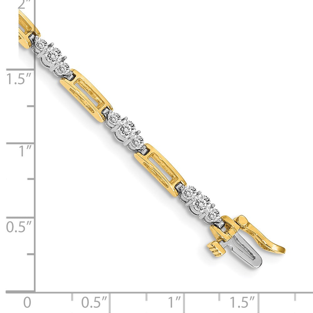 Diamond Fancy Tennis Bracelets