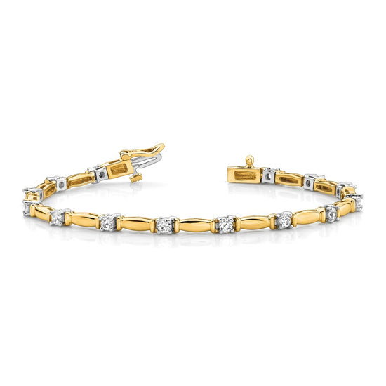 Gold Diamond Tennis Bracelets