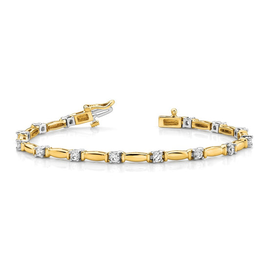 Gold Diamond Tennis Bracelets