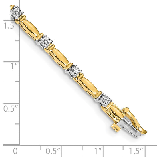 Gold Diamond Tennis Bracelets