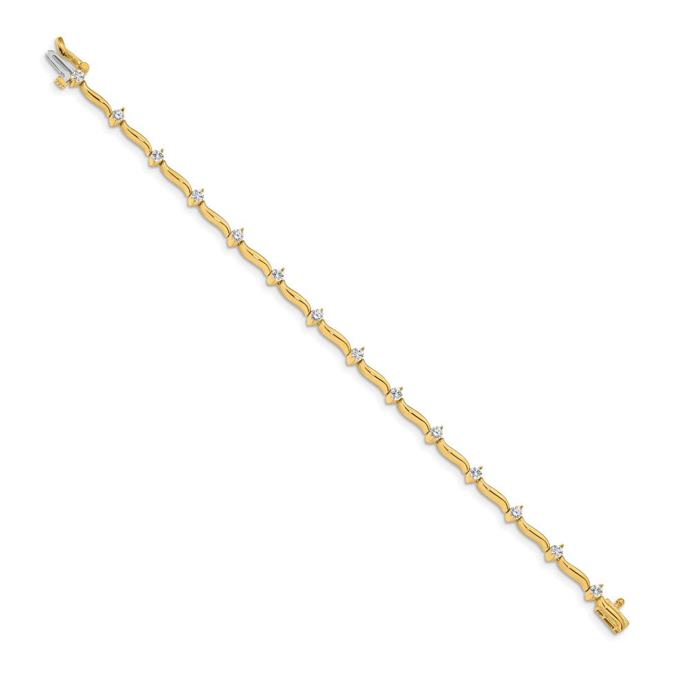 Gold Diamond Tennis Bracelets