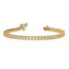 Gold Diamond S Link Bracelets