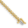Gold Diamond S Link Bracelets