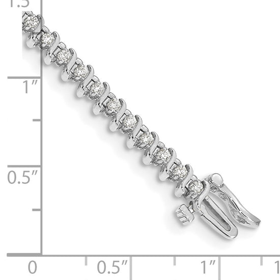 Gold Diamond S Link Bracelets