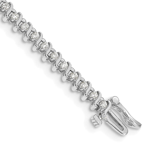 Gold Diamond S Link Bracelets