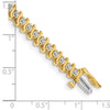 Gold Diamond S Link Bracelets