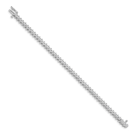 Gold Diamond S Link Bracelets