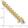 Gold Diamond S Link Bracelets