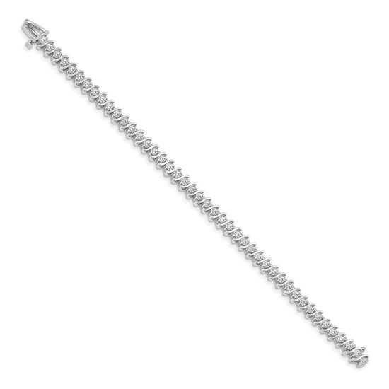 Gold Diamond S Link Bracelets