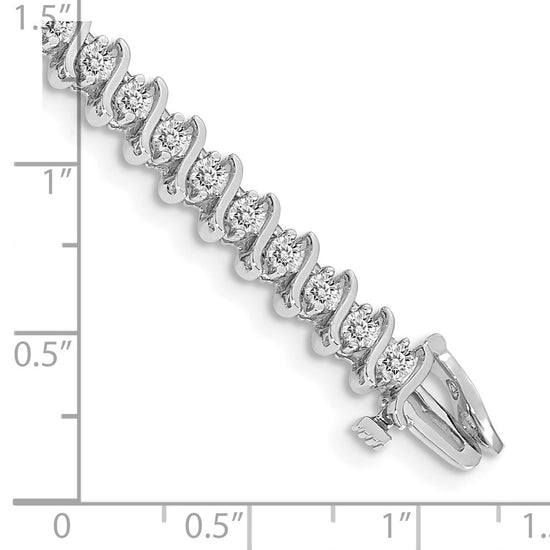 Gold Diamond S Link Bracelets