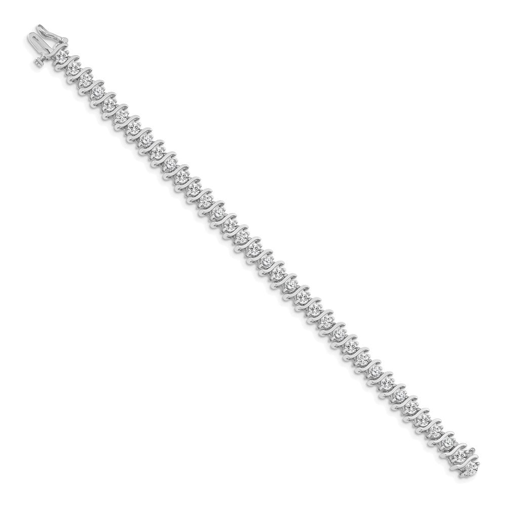 Gold Diamond S Link Bracelets