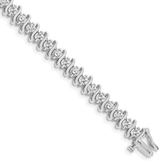Gold Diamond S Link Bracelets
